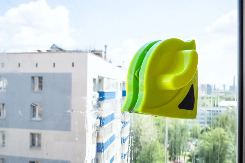 double faced glass cleaner