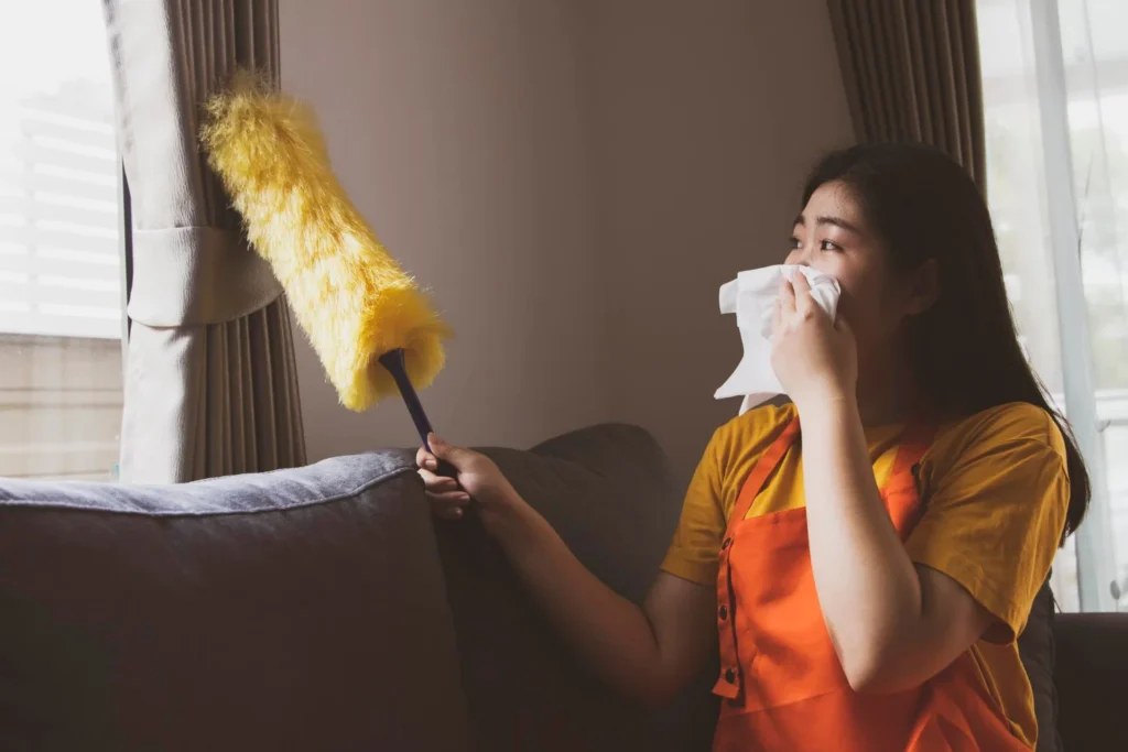 how to clean cloth window blinds