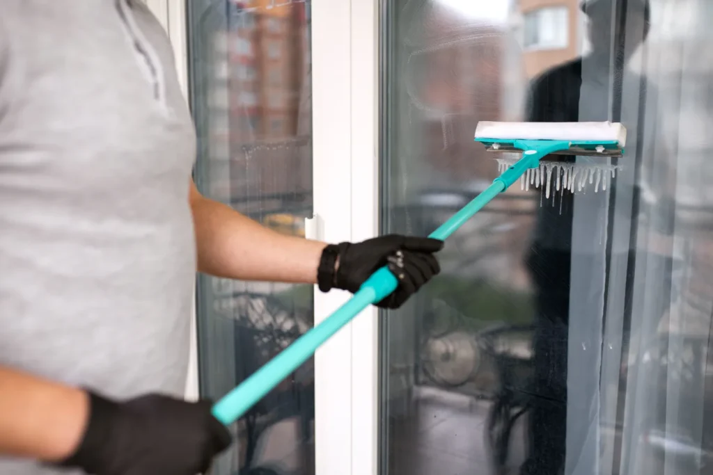 how to clean tempered glass