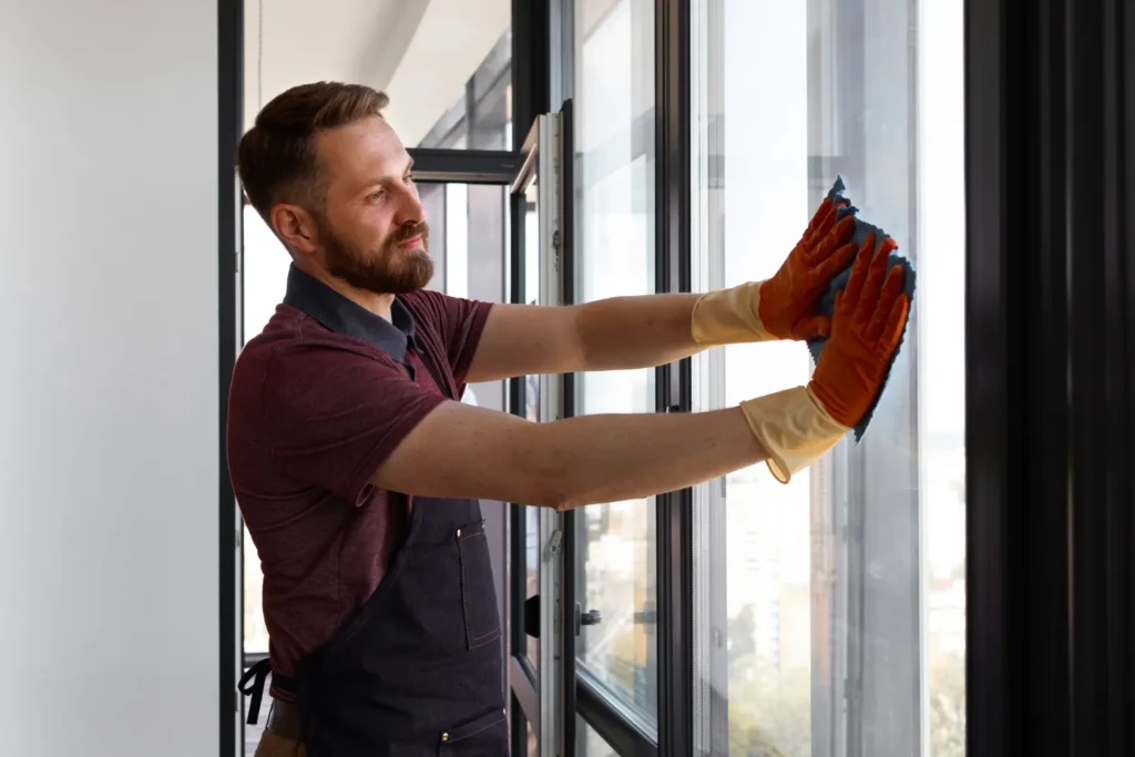 how to clean tempered glass