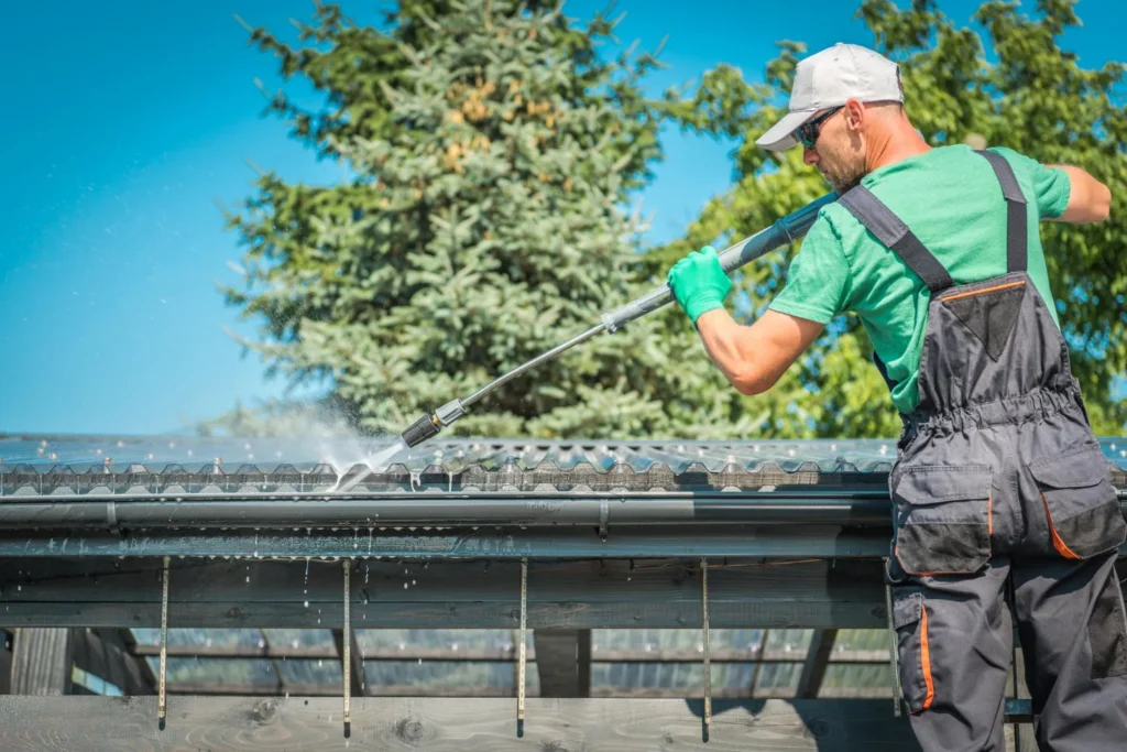 spring gutter cleaning