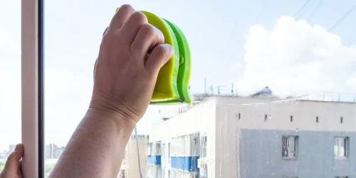 double faced glass cleaner